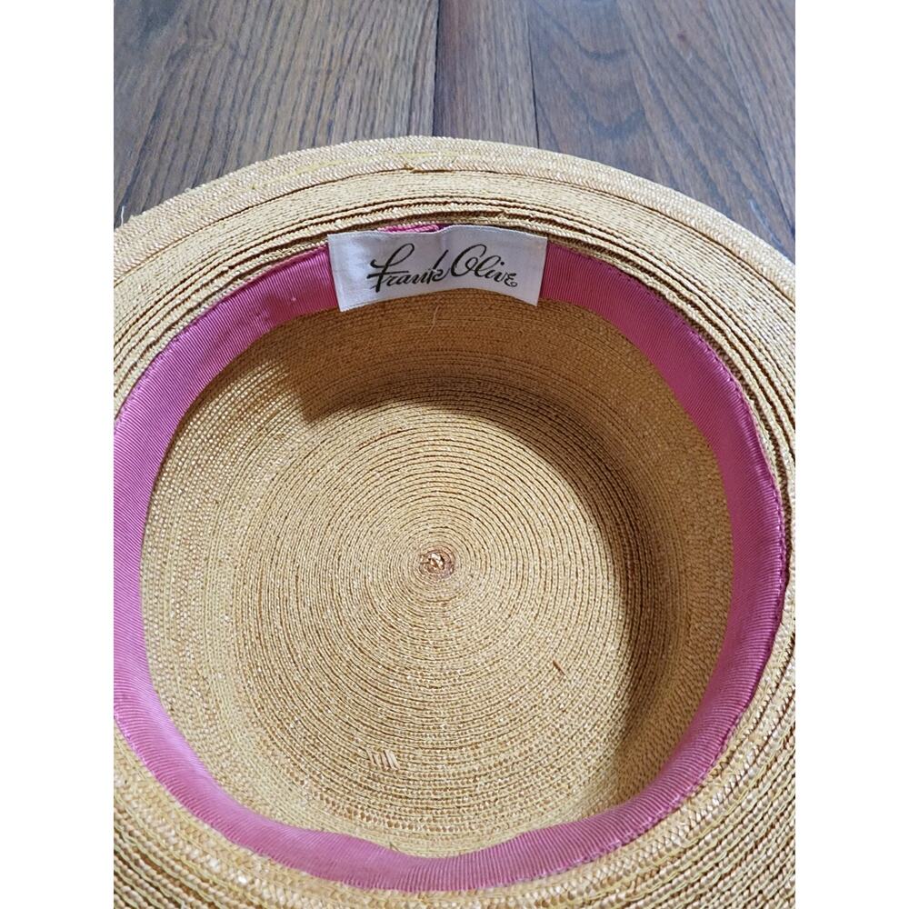 vintage Frank Olive straw hat - Picture 4 of 8